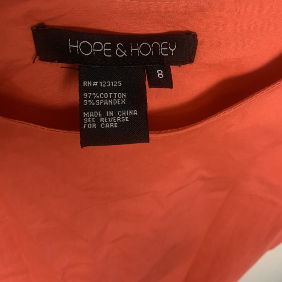 HOPE & HONEY COCKTAIL DRESS WITH POCKETS  SIZE 8 BX - Picture 3 of 4